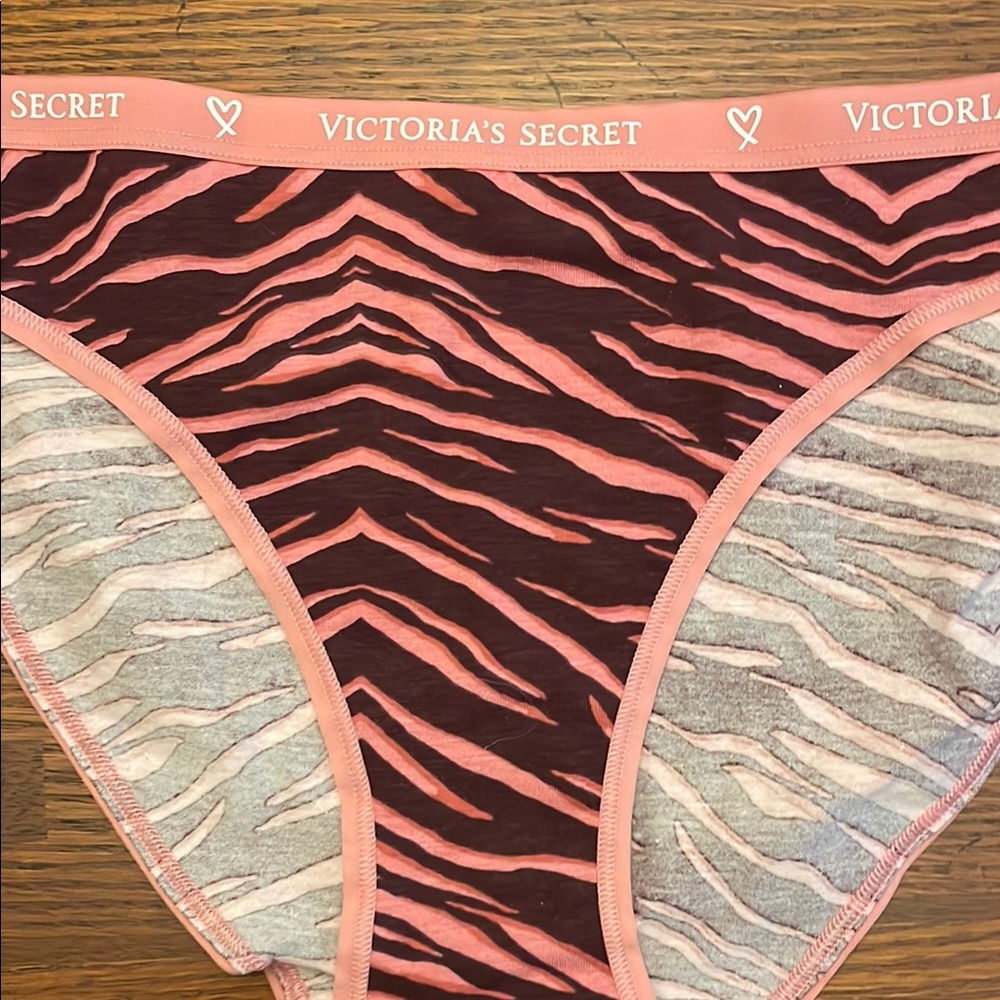 Victoria's Secret Pink Zebra Print Bikini Underwear